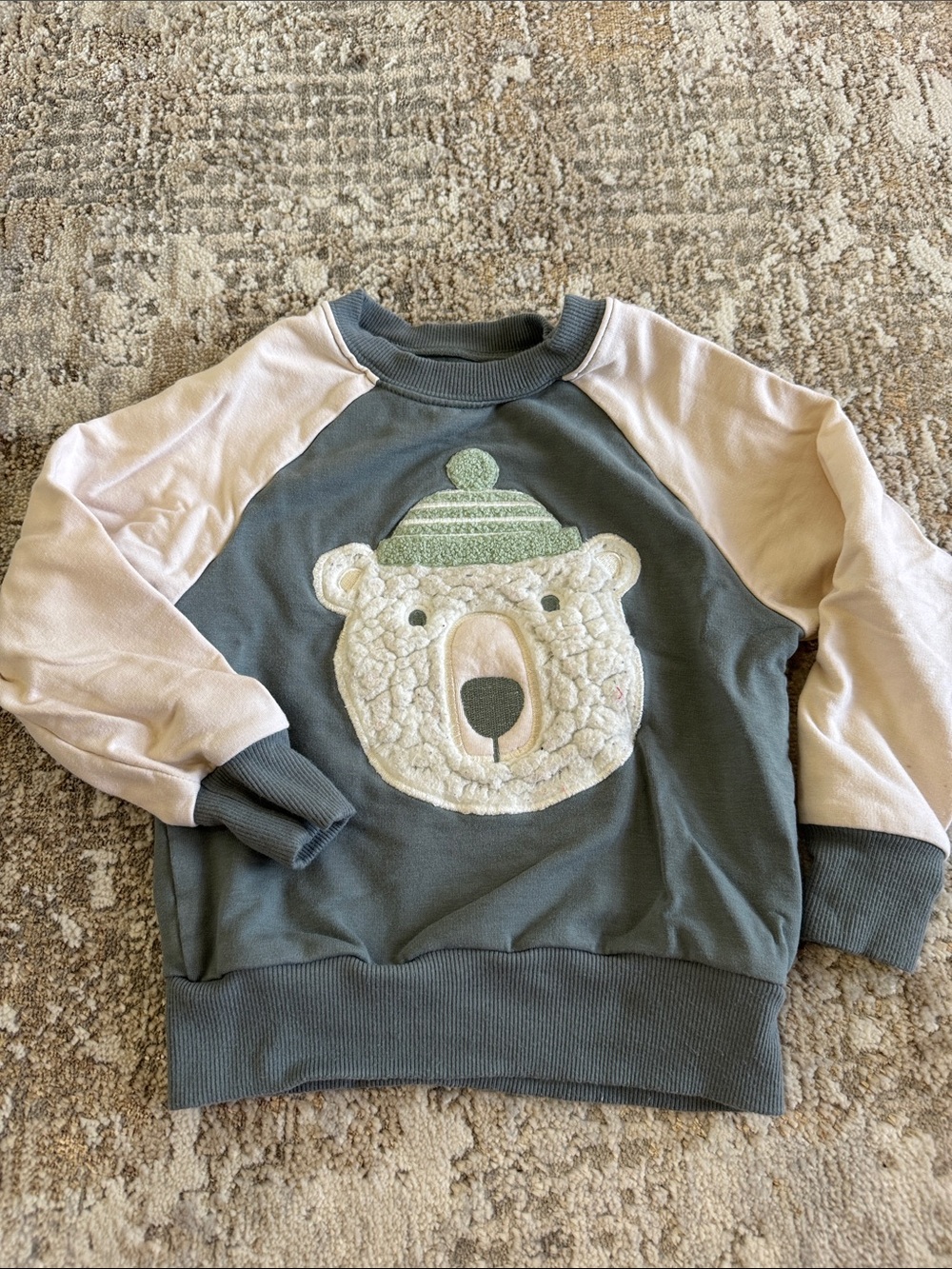 Little Sleepies Toddler Bear Pullover Sweatshirt - 2T